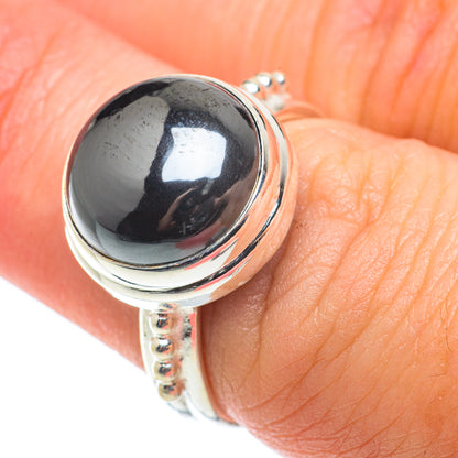 Hematite Rings handcrafted by Ana Silver Co - RING64184