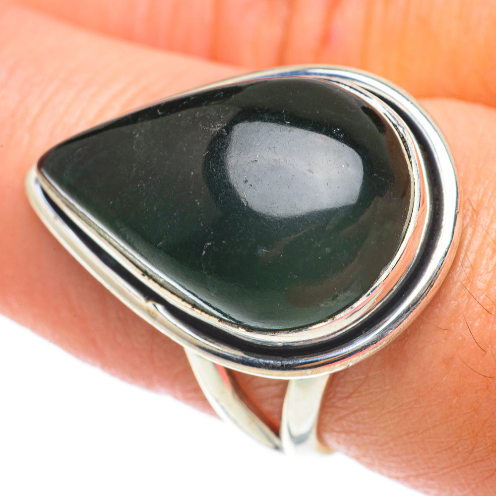 Green Aventurine Rings handcrafted by Ana Silver Co - RING64190