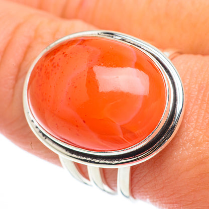 Carnelian Rings handcrafted by Ana Silver Co - RING64194