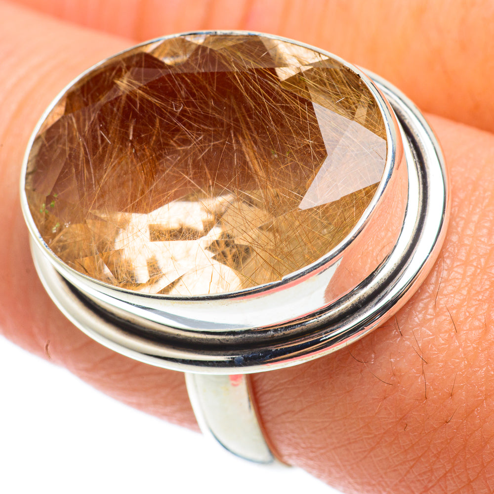 Rutilated Quartz Rings handcrafted by Ana Silver Co - RING64199