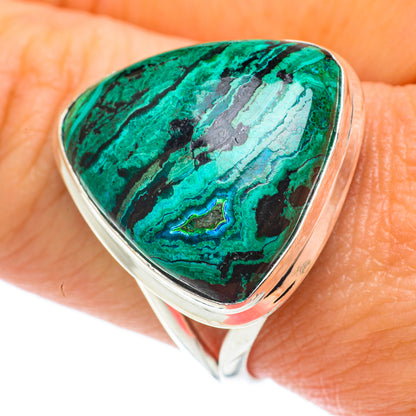 Chrysocolla Rings handcrafted by Ana Silver Co - RING64214