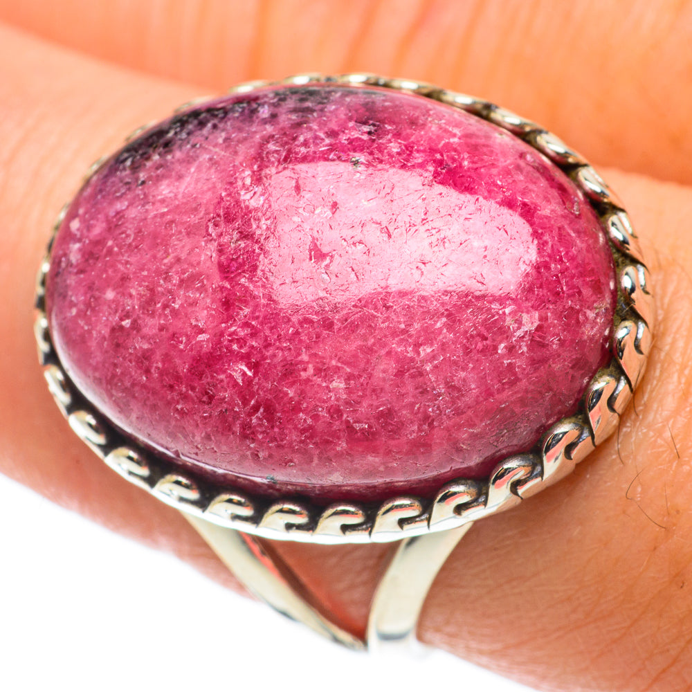 Rhodonite Rings handcrafted by Ana Silver Co - RING64220