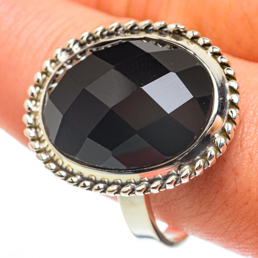 Black Onyx Rings handcrafted by Ana Silver Co - RING64228