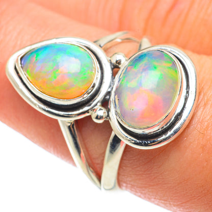 Ethiopian Opal Rings handcrafted by Ana Silver Co - RING64230