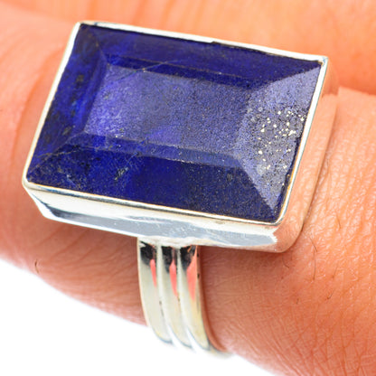 Lapis Lazuli Rings handcrafted by Ana Silver Co - RING64235