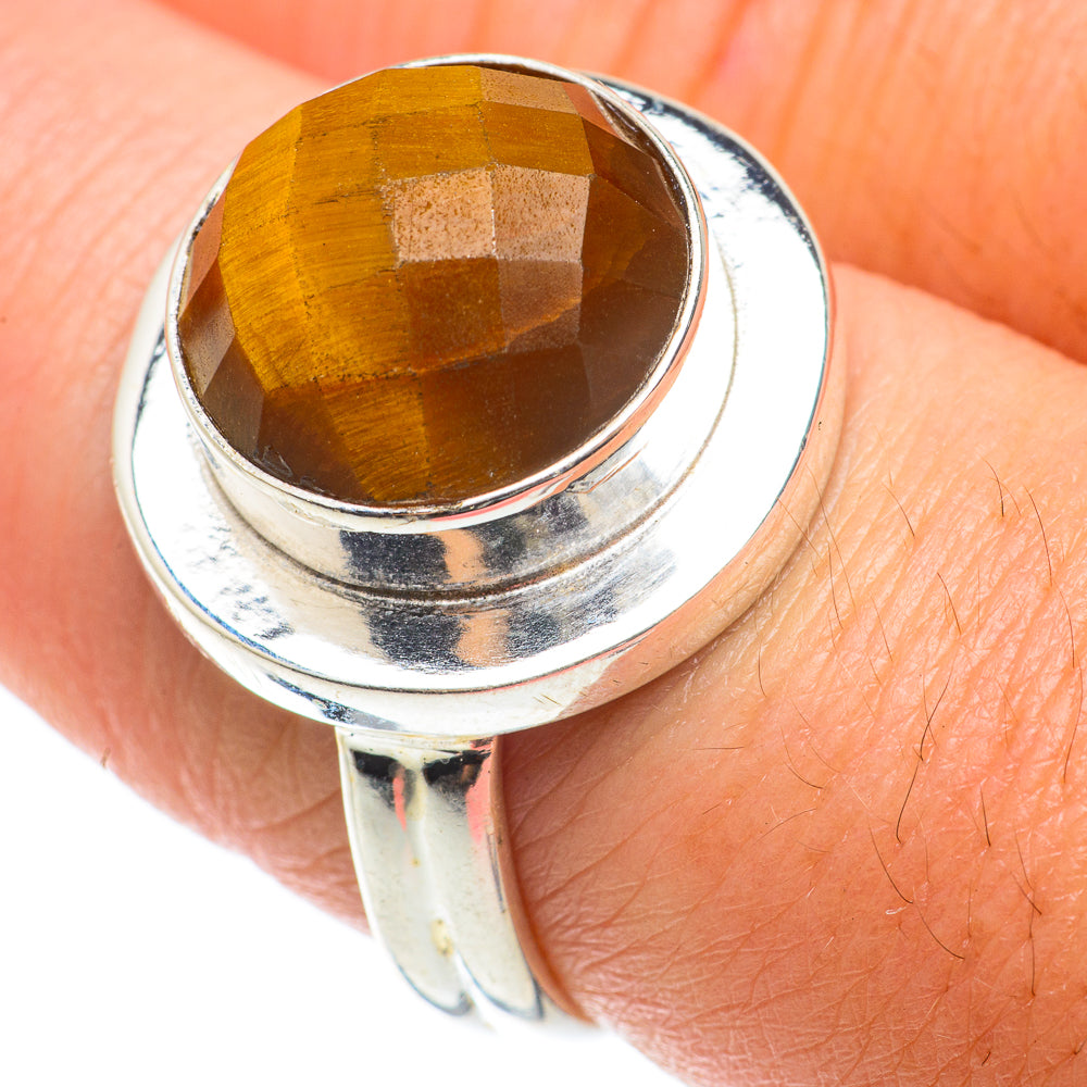 Tiger Eye Rings handcrafted by Ana Silver Co - RING64238