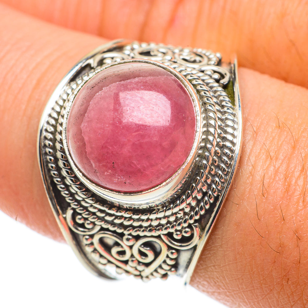 Rhodochrosite Rings handcrafted by Ana Silver Co - RING64243