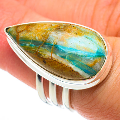 Peruvian Opal Rings handcrafted by Ana Silver Co - RING64253