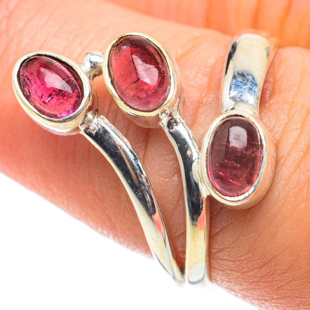 Pink Tourmaline Rings handcrafted by Ana Silver Co - RING64262
