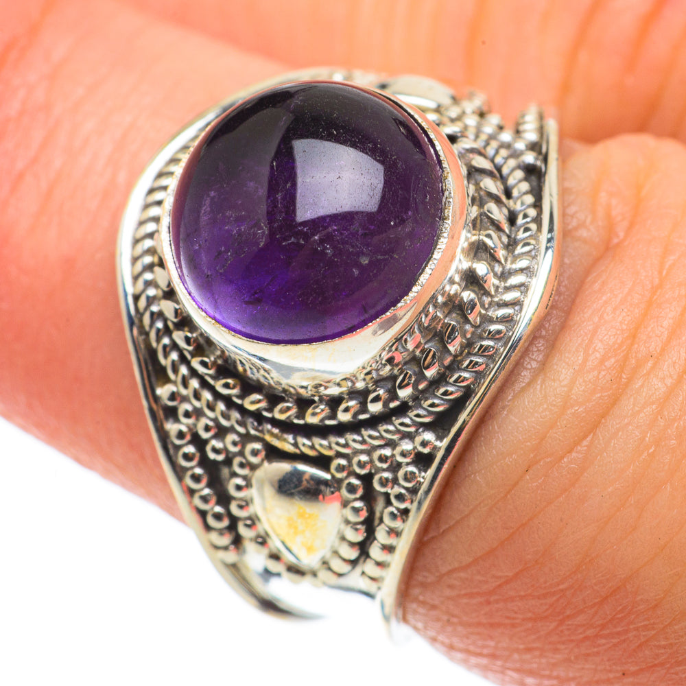 Amethyst Rings handcrafted by Ana Silver Co - RING64264