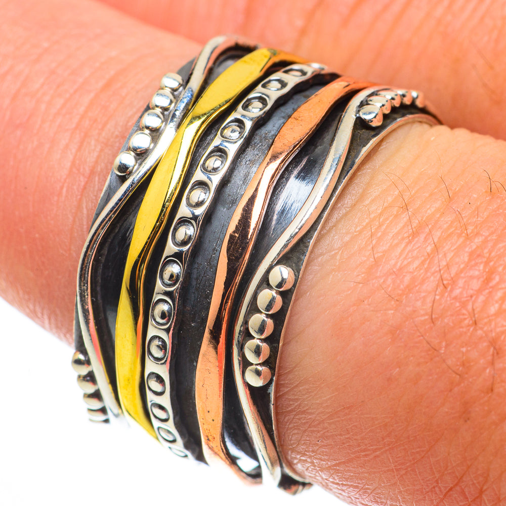 Meditation Spinner Rings handcrafted by Ana Silver Co - RING64267