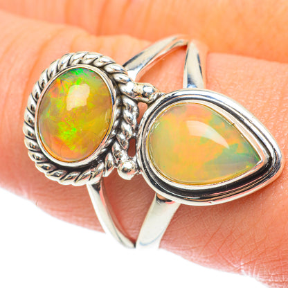 Ethiopian Opal Rings handcrafted by Ana Silver Co - RING64272