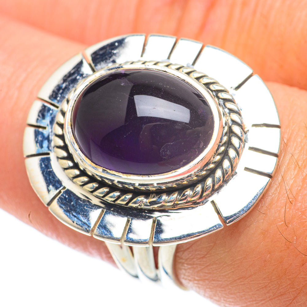 Amethyst Rings handcrafted by Ana Silver Co - RING64285
