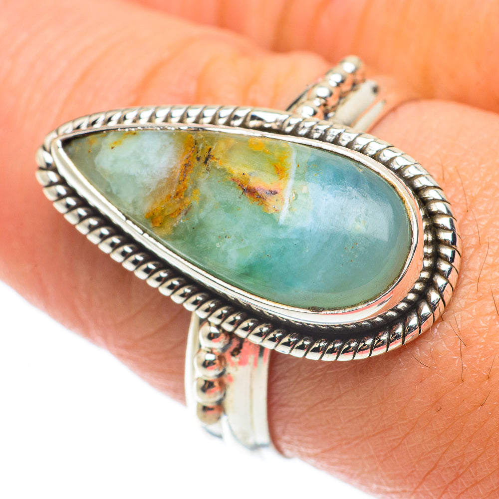 Peruvian Opal Rings handcrafted by Ana Silver Co - RING64293