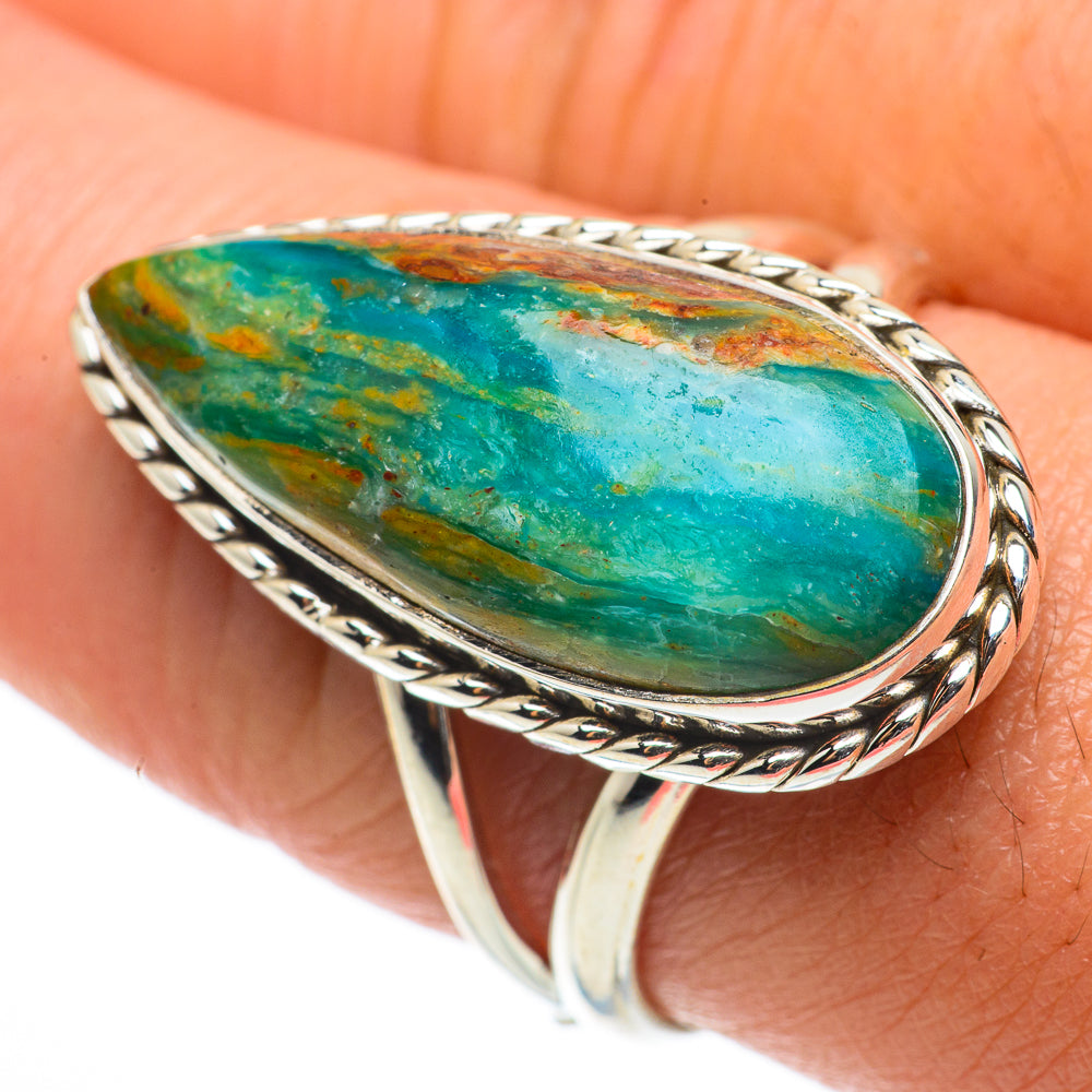 Peruvian Opal Rings handcrafted by Ana Silver Co - RING64295