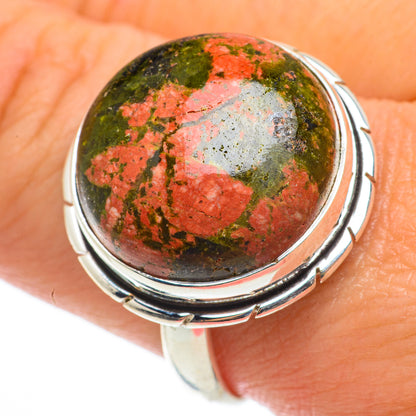 Unakite Rings handcrafted by Ana Silver Co - RING64297
