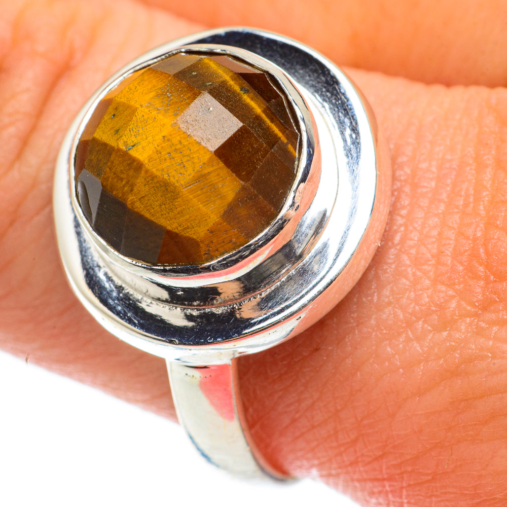 Tiger Eye Rings handcrafted by Ana Silver Co - RING64299