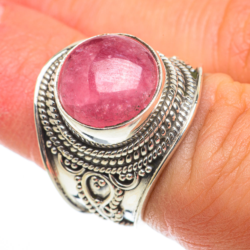 Rhodochrosite Rings handcrafted by Ana Silver Co - RING64302
