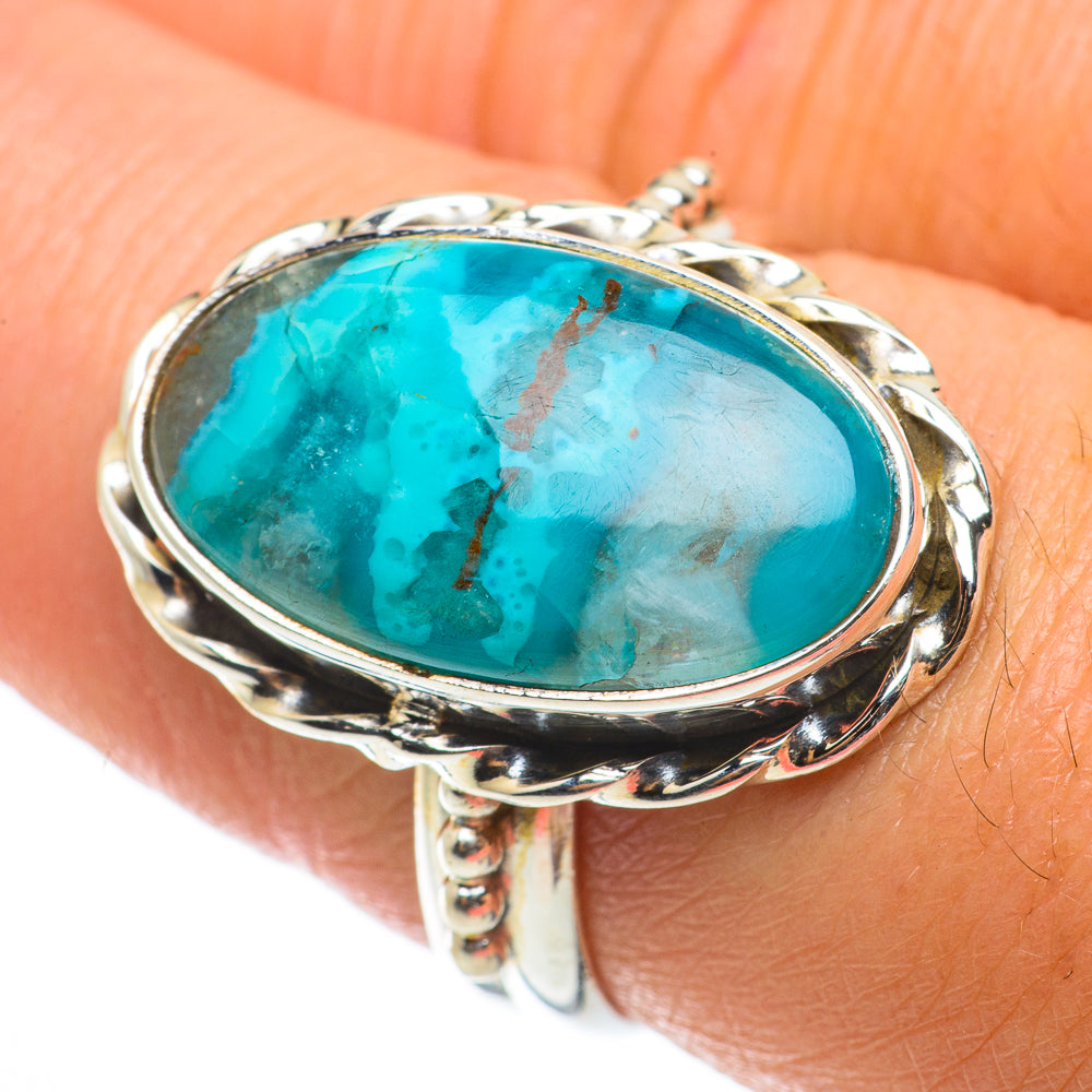 Peruvian Opal Rings handcrafted by Ana Silver Co - RING64309