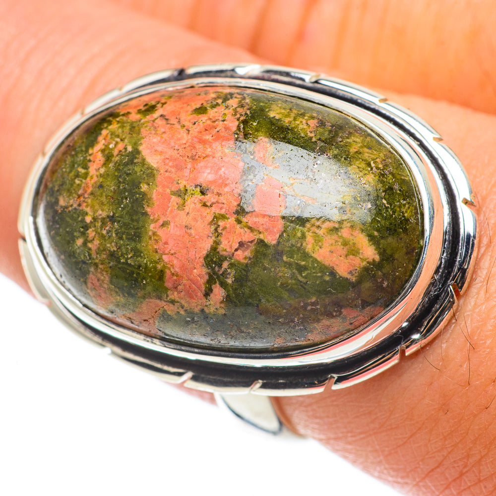 Unakite Rings handcrafted by Ana Silver Co - RING64310