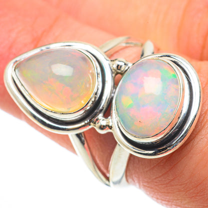 Ethiopian Opal Rings handcrafted by Ana Silver Co - RING64321