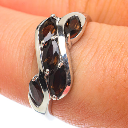 Smoky Quartz Rings handcrafted by Ana Silver Co - RING64329