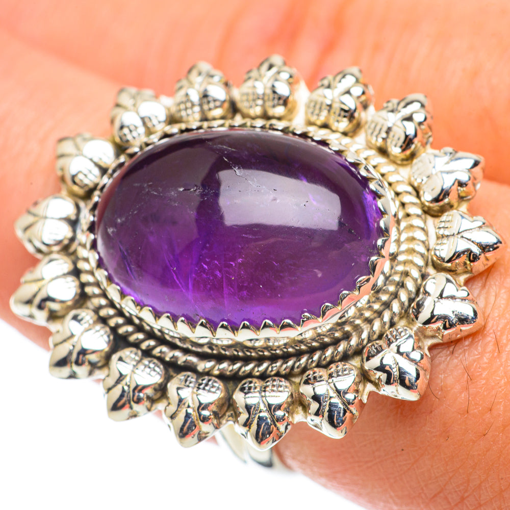 Amethyst Rings handcrafted by Ana Silver Co - RING64336
