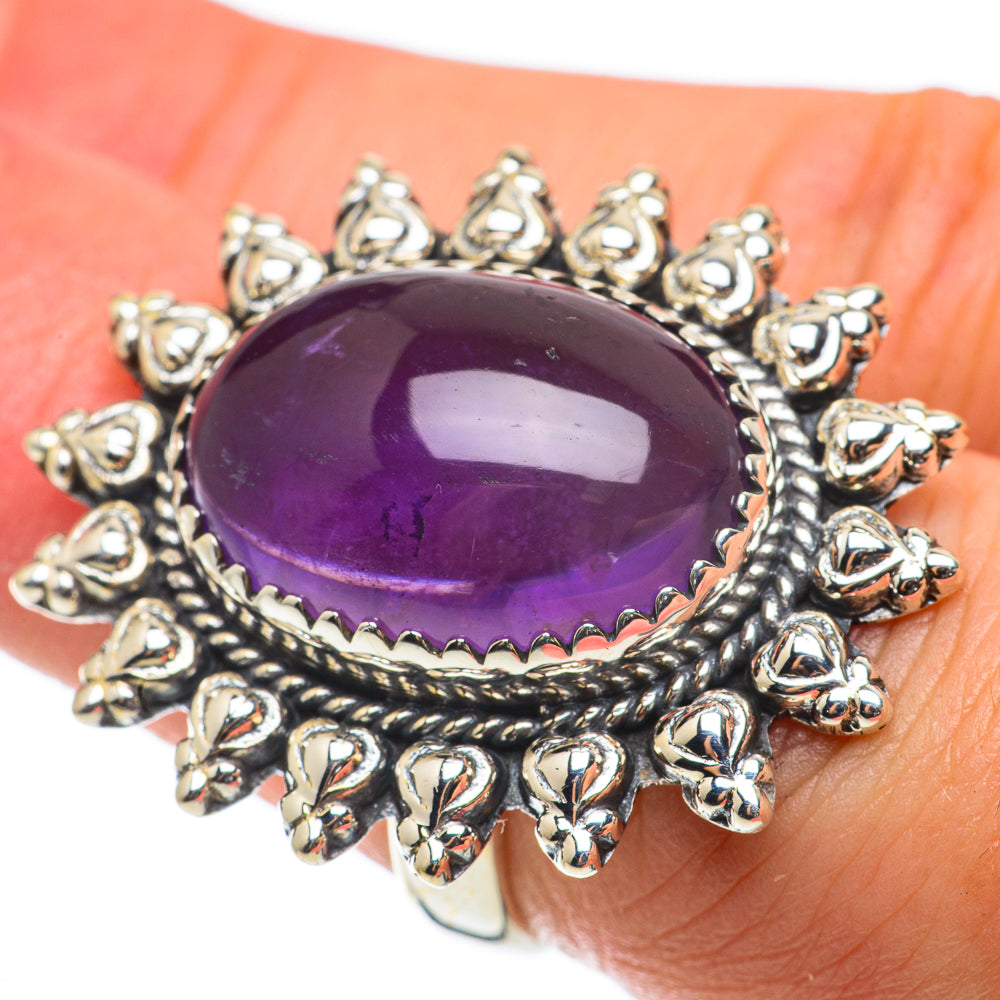 Amethyst Rings handcrafted by Ana Silver Co - RING64337