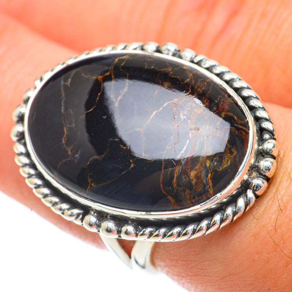 Pietersite Rings handcrafted by Ana Silver Co - RING64339