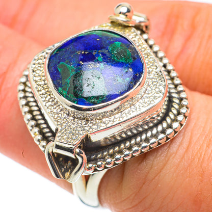 Azurite Rings handcrafted by Ana Silver Co - RING64345