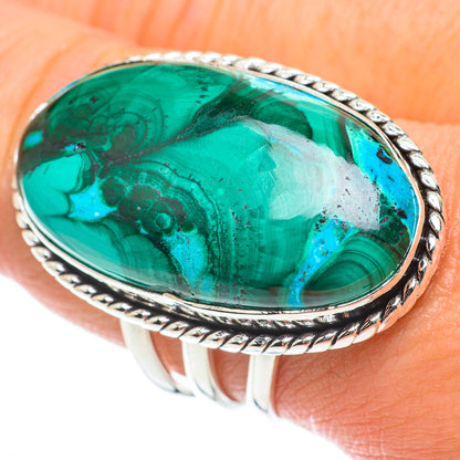 Chrysocolla Rings handcrafted by Ana Silver Co - RING64351