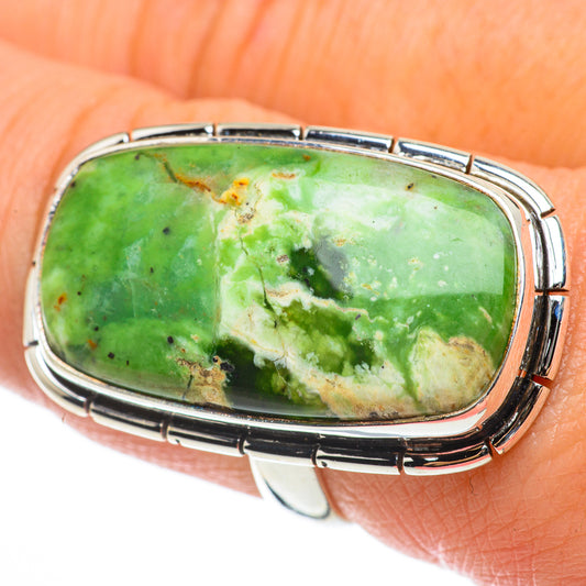 Rainforest Jasper Rings handcrafted by Ana Silver Co - RING64352