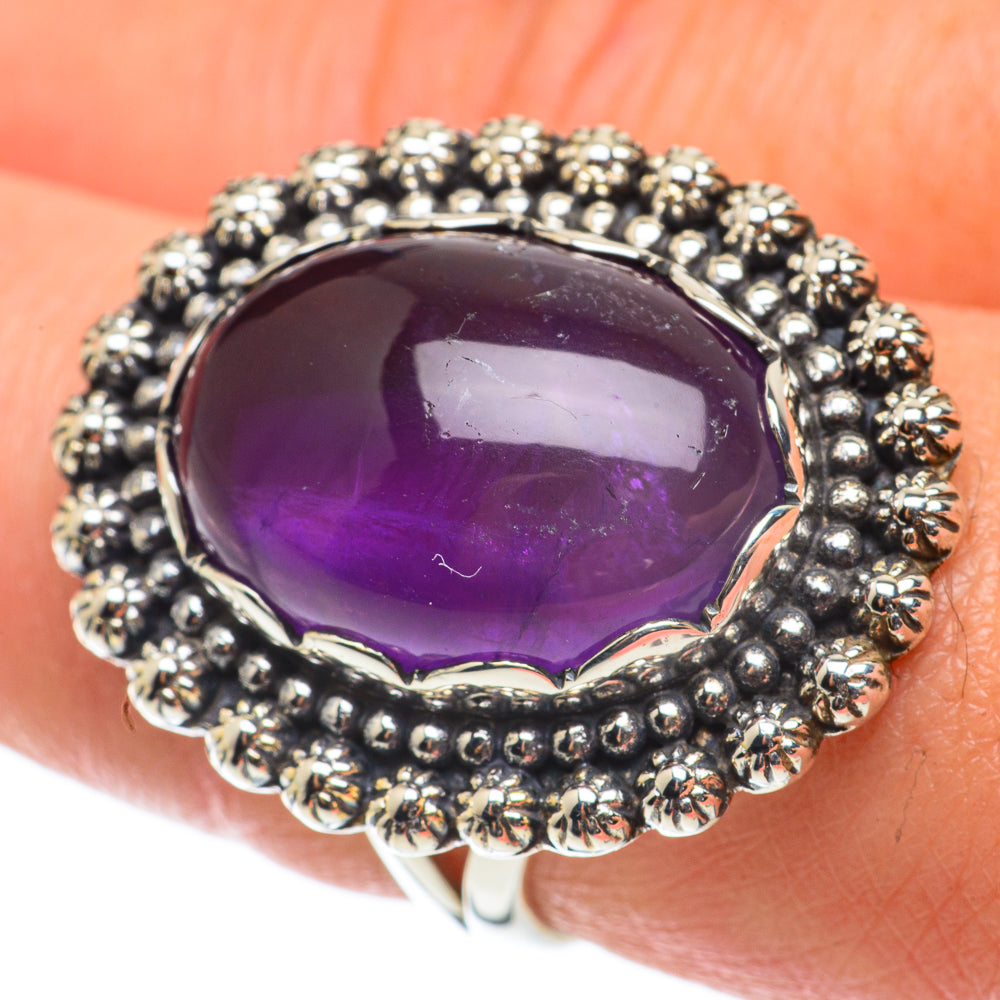 Amethyst Rings handcrafted by Ana Silver Co - RING64366