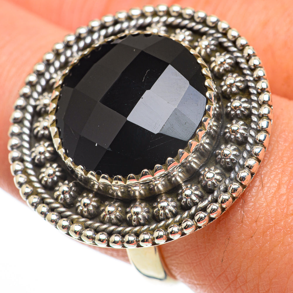 Black Onyx Rings handcrafted by Ana Silver Co - RING64370