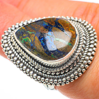 Azurite Rings handcrafted by Ana Silver Co - RING64374