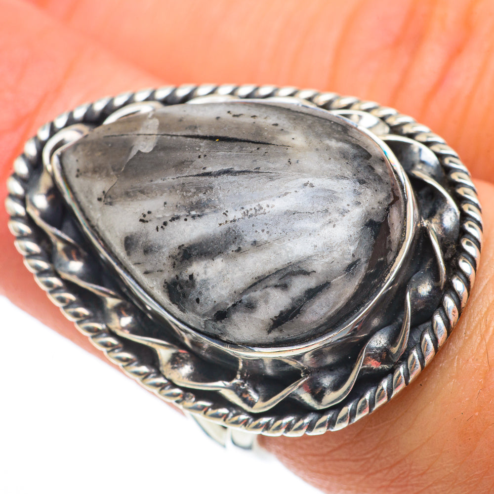 Chrysanthemum Stone Rings handcrafted by Ana Silver Co - RING64378