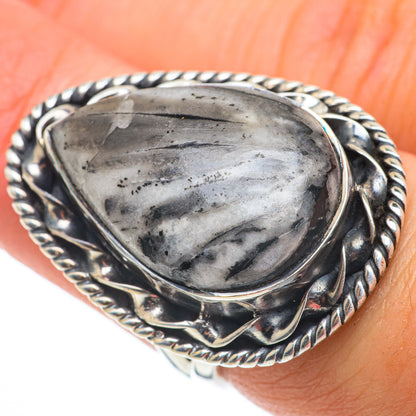 Chrysanthemum Stone Rings handcrafted by Ana Silver Co - RING64378