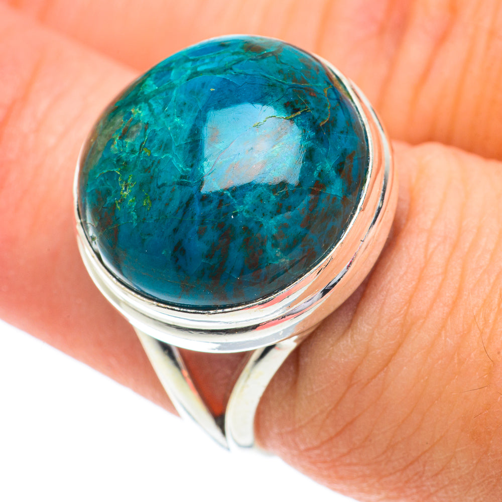 Chrysocolla Rings handcrafted by Ana Silver Co - RING64385