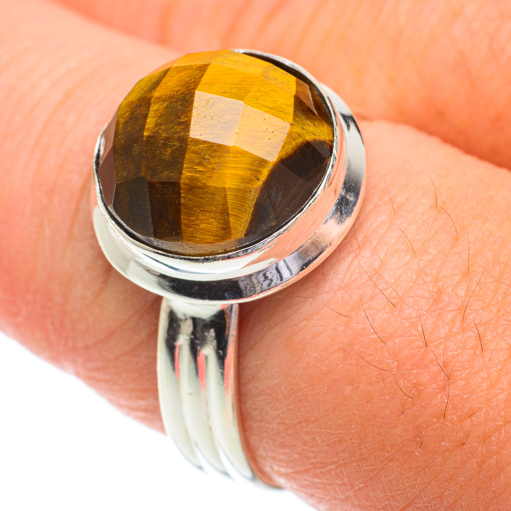 Tiger Eye Rings handcrafted by Ana Silver Co - RING64388