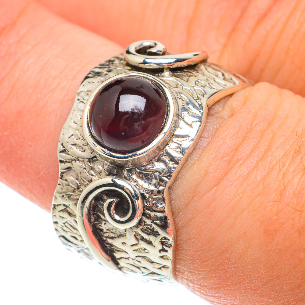Garnet Rings handcrafted by Ana Silver Co - RING64395