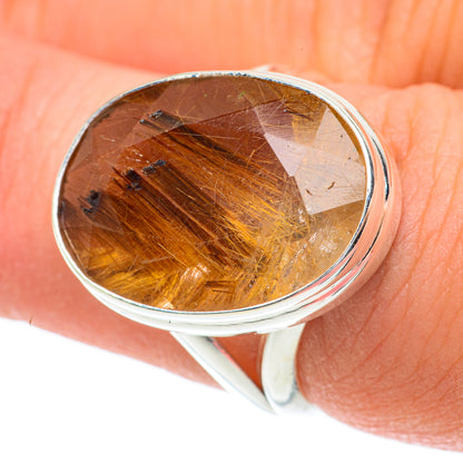 Rutilated Quartz Rings handcrafted by Ana Silver Co - RING64398