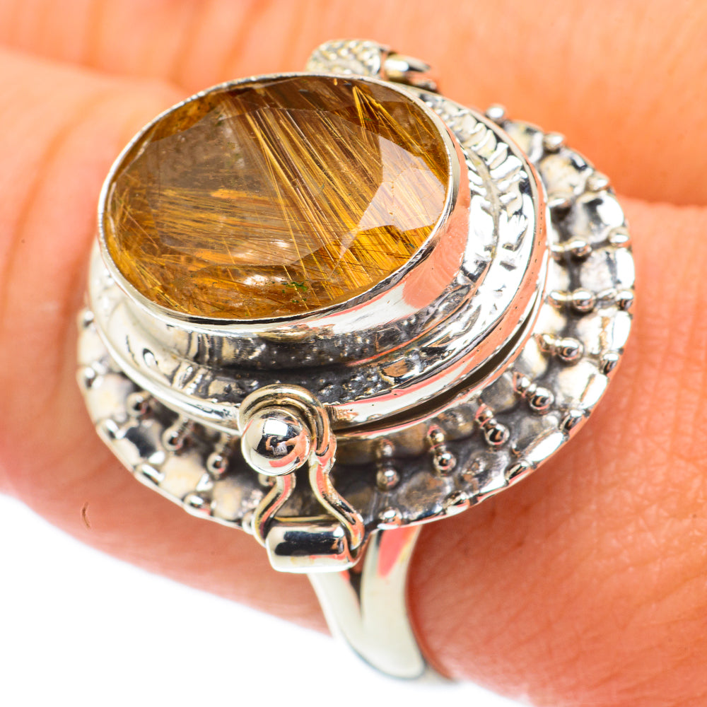 Rutilated Quartz Rings handcrafted by Ana Silver Co - RING64399