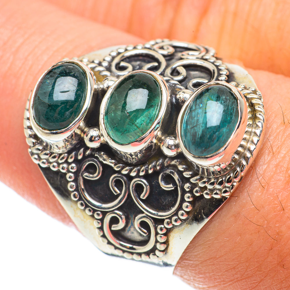 Green Fluorite Rings handcrafted by Ana Silver Co - RING64414