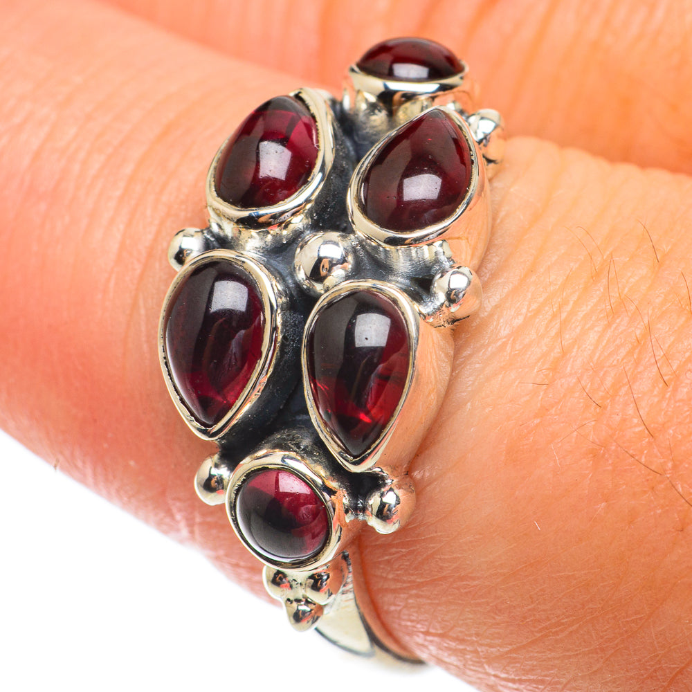 Garnet Rings handcrafted by Ana Silver Co - RING64423
