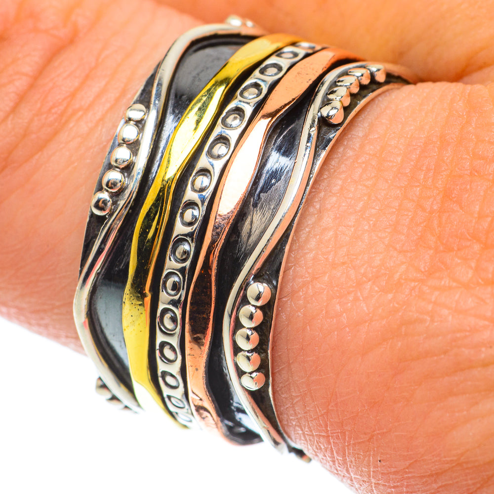 Meditation Spinner Rings handcrafted by Ana Silver Co - RING64425