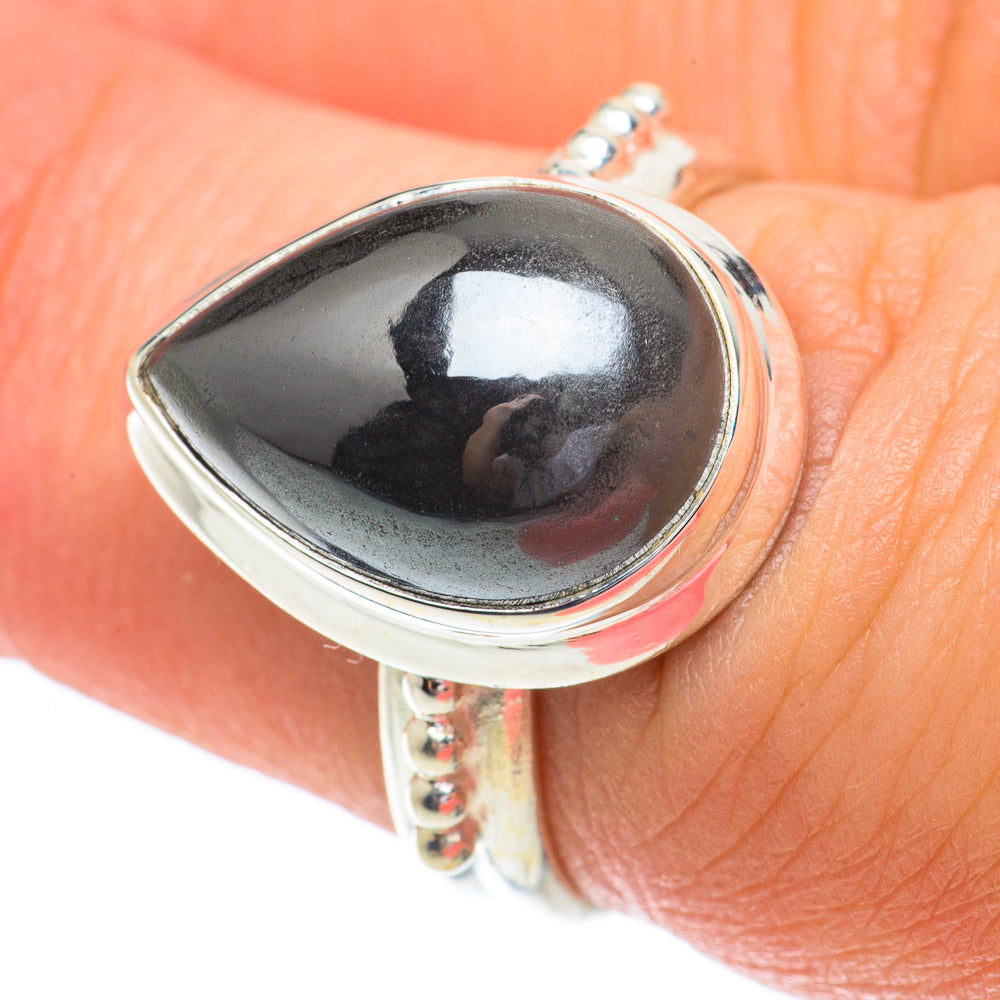Hematite Rings handcrafted by Ana Silver Co - RING64434