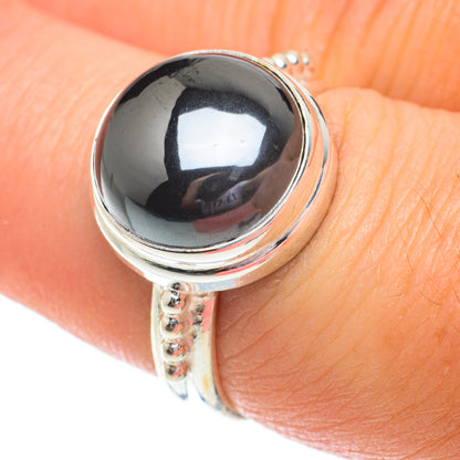 Hematite Rings handcrafted by Ana Silver Co - RING64435