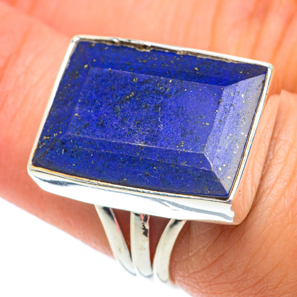 Lapis Lazuli Rings handcrafted by Ana Silver Co - RING64437