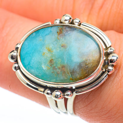 Peruvian Opal Rings handcrafted by Ana Silver Co - RING64439