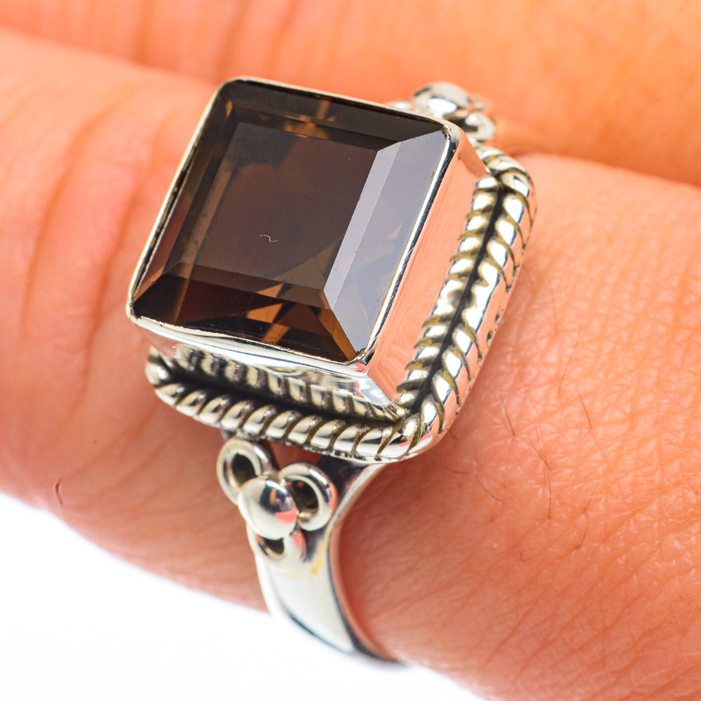 Smoky Quartz Rings handcrafted by Ana Silver Co - RING64442